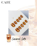 caramel latte cat eyes Press ons