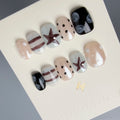 Dollynail 約會婚禮必備手工訂製穿戴甲。Dollynail premium handmade press-on nails for dates and weddings.