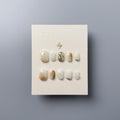 Dollynail 氣質顯白手工訂製穿戴甲。Dollynail elegant premium handmade press-on nails set.