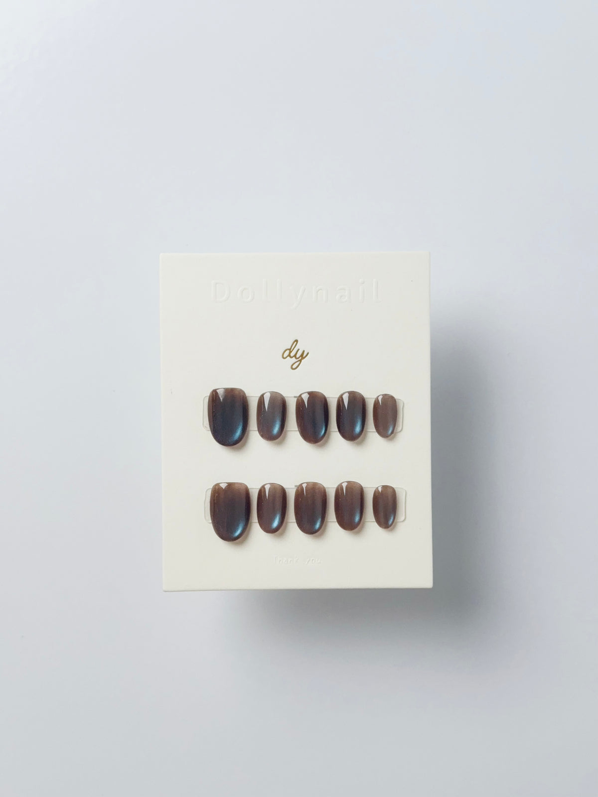 blueberry chocolate cat eyes Press ons