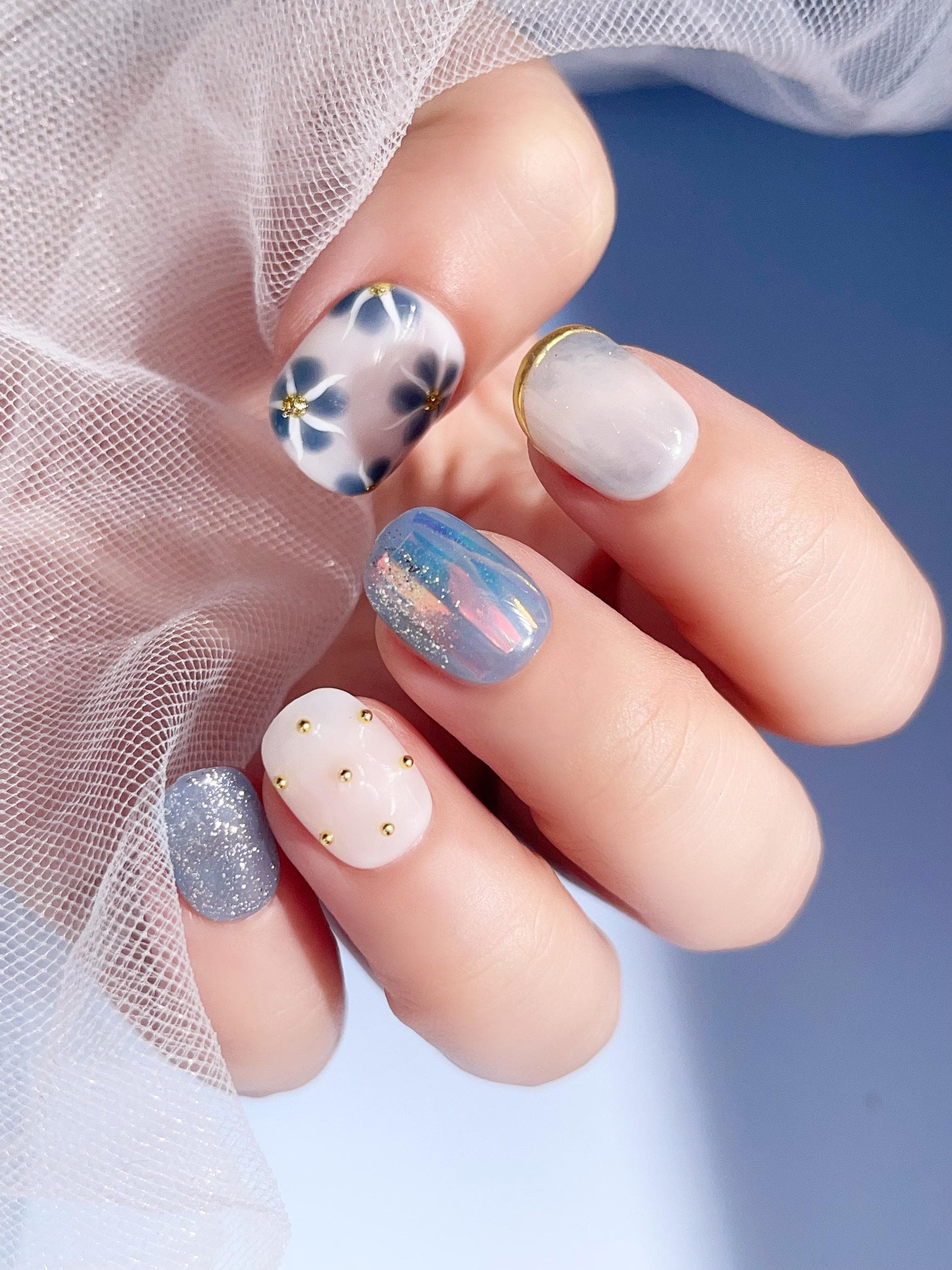 Nebula Bloom | Press on nails