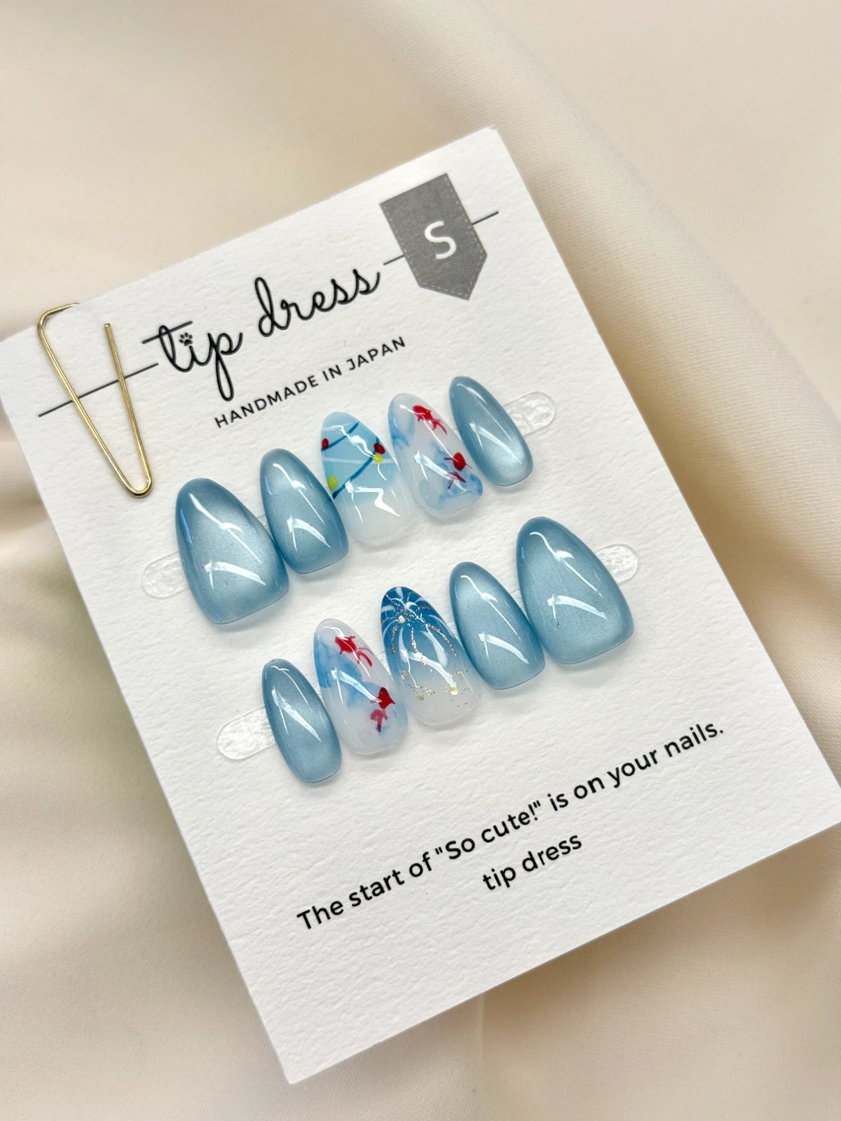 日本 Tip Dress 手工穿戴甲 - 夏祭煙花系列