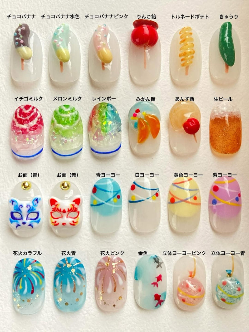【日本美甲直擊】把「夏祭」戴在指尖上！日本 Tip Dress 最新立體穿戴甲開箱