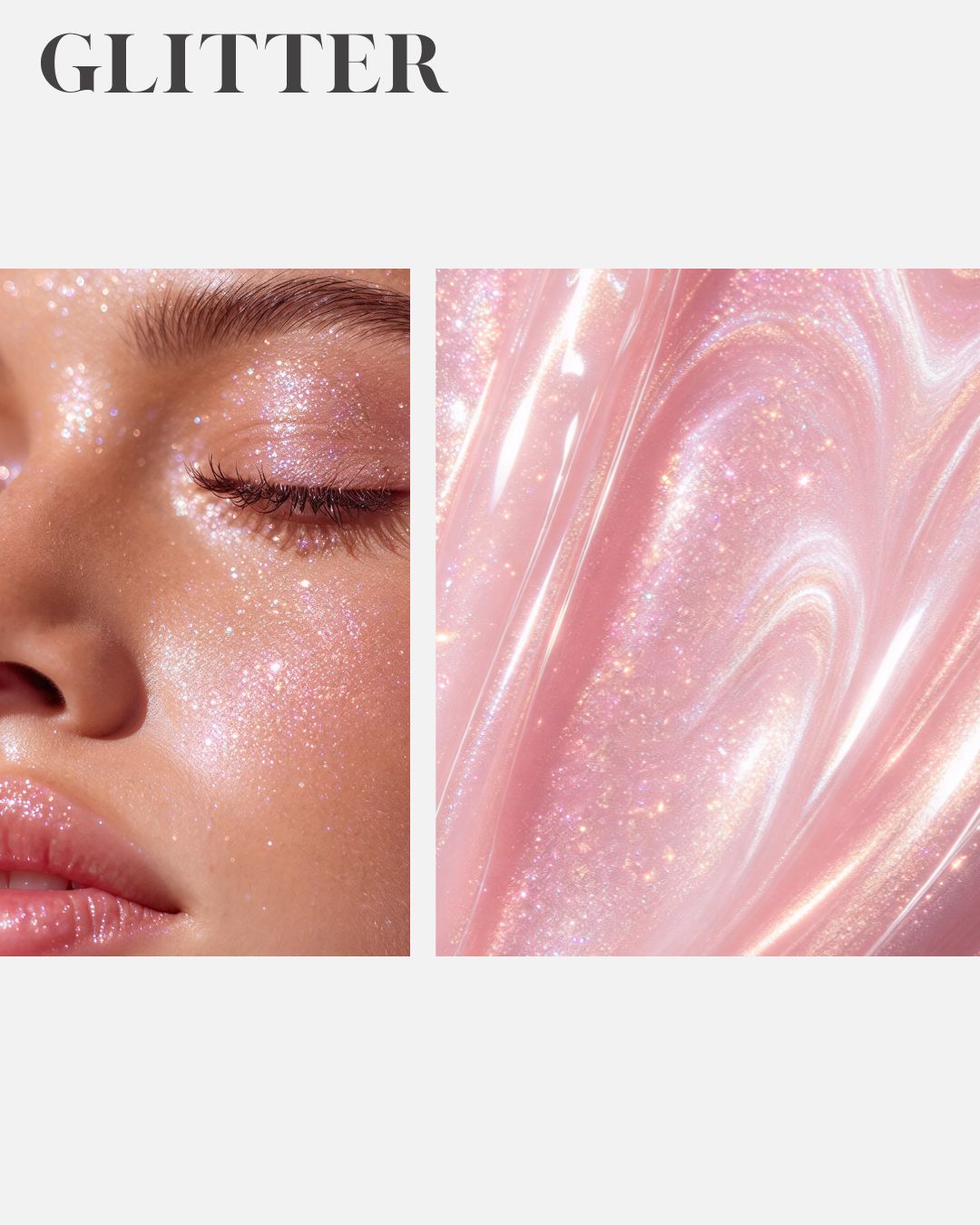Glitter Cat eyes Press ons