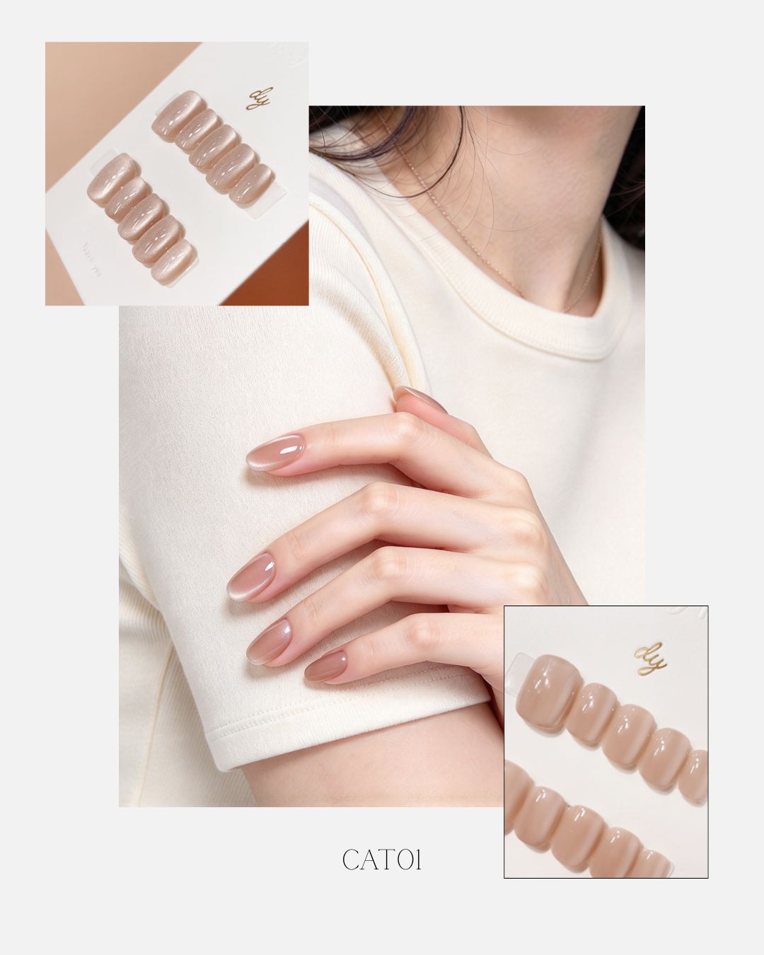 Side light Cat eyes Press ons