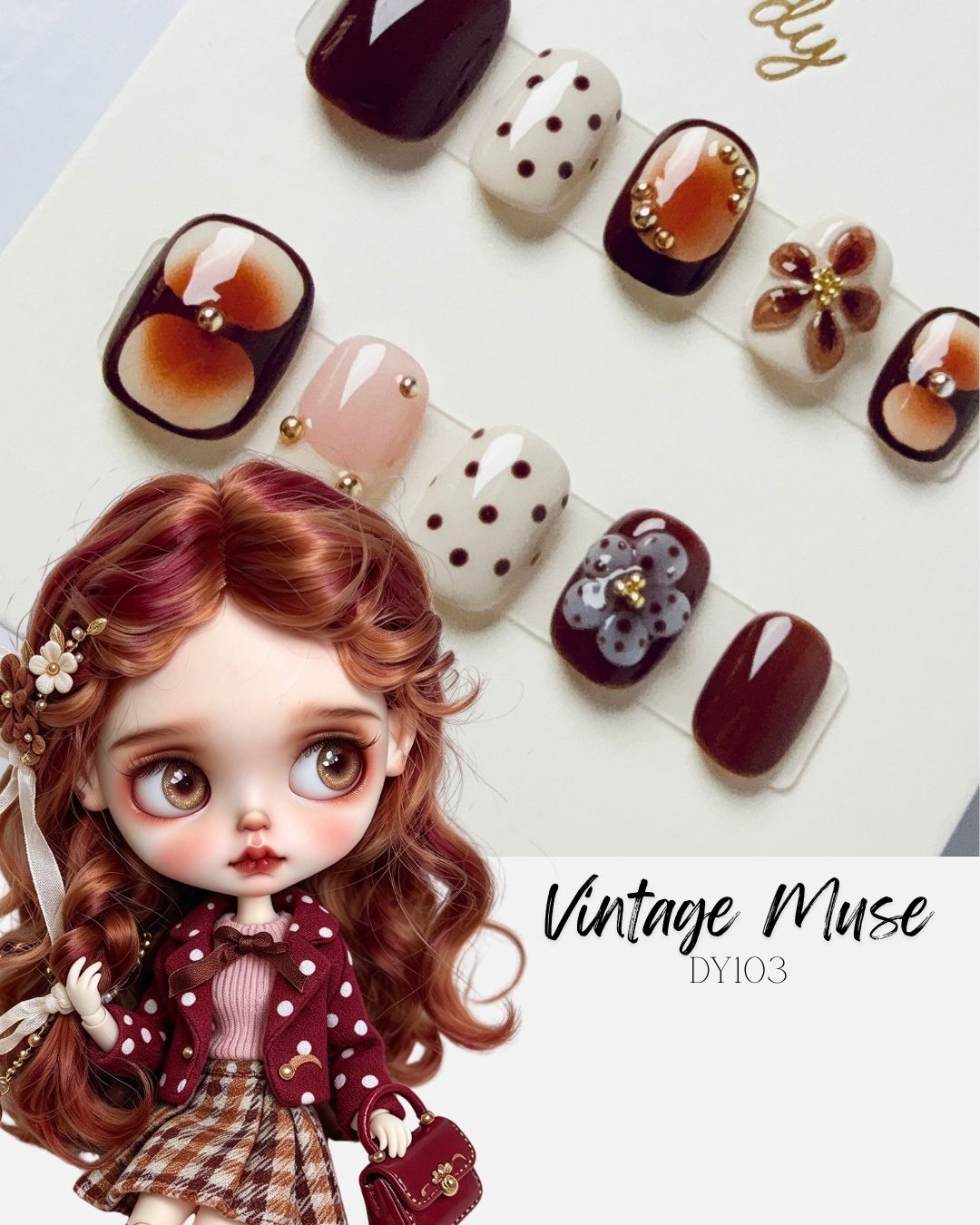 Vintage Muse Press ons