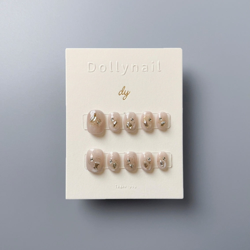 Stardust Glass - Sheer Nude & Crushed Crystal