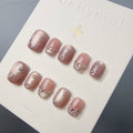 Radiant Flora - Dusty Rose Cat-Eye & Pearl
