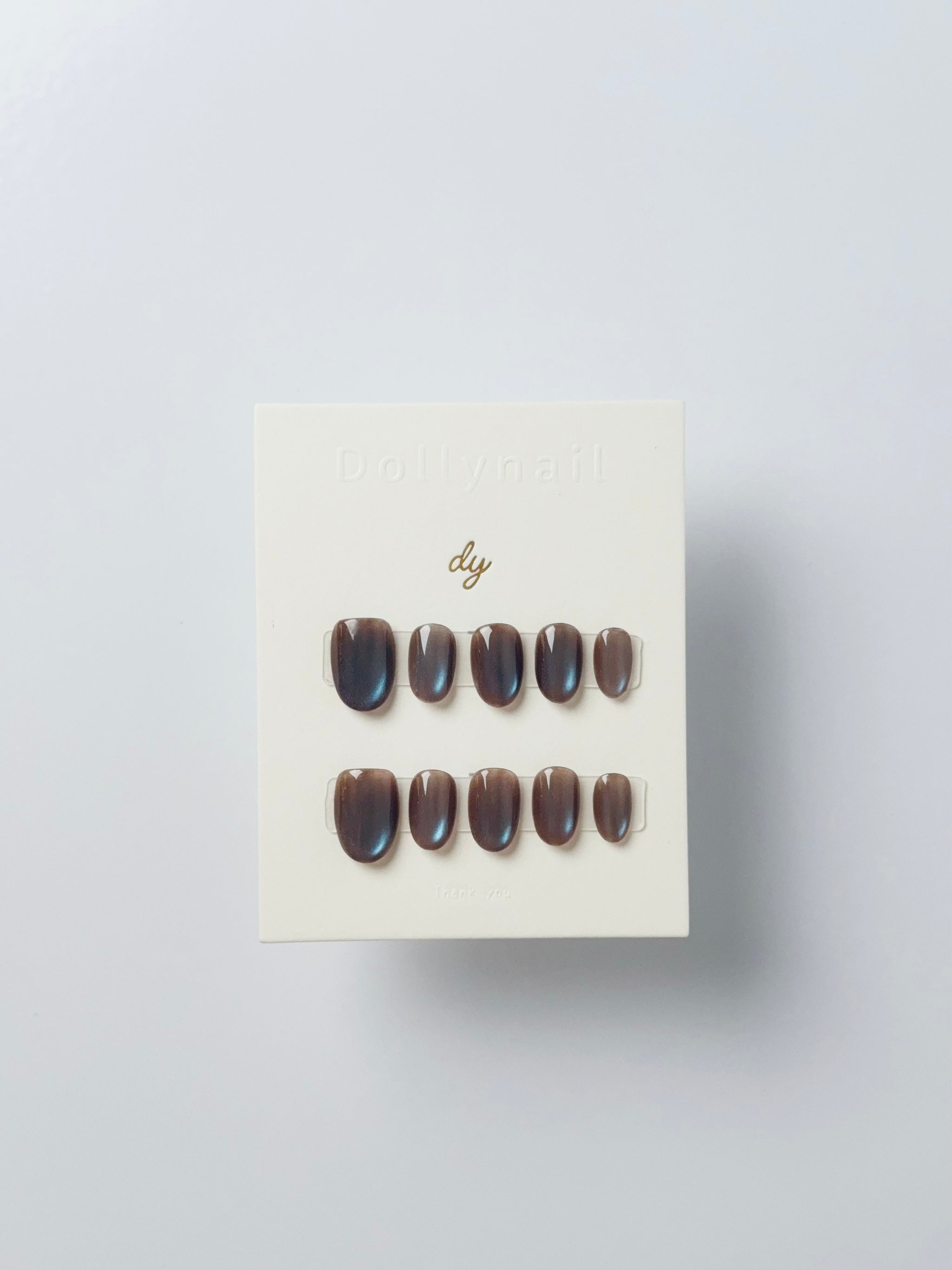 blueberry chocolate cat eyes Press ons