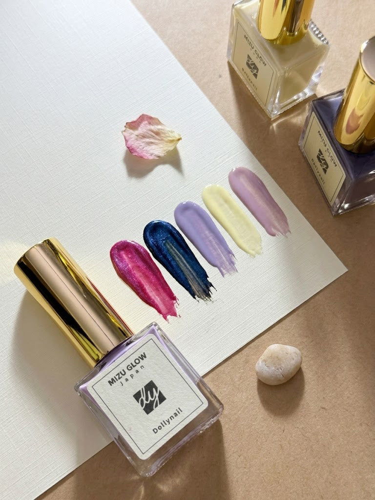 Mizu Glow 12-Free 水性指甲油日本製無毒 | 敏感肌、孕婦與兒童可用 – Dollynail