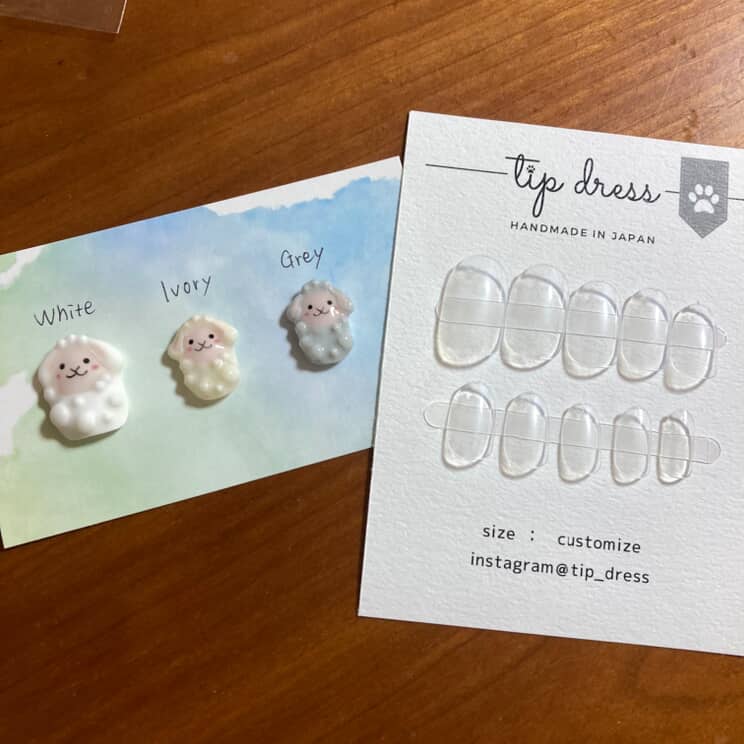 【2週年限定 ‧ Tip dress 聯乘款】複製羊手工穿戴甲