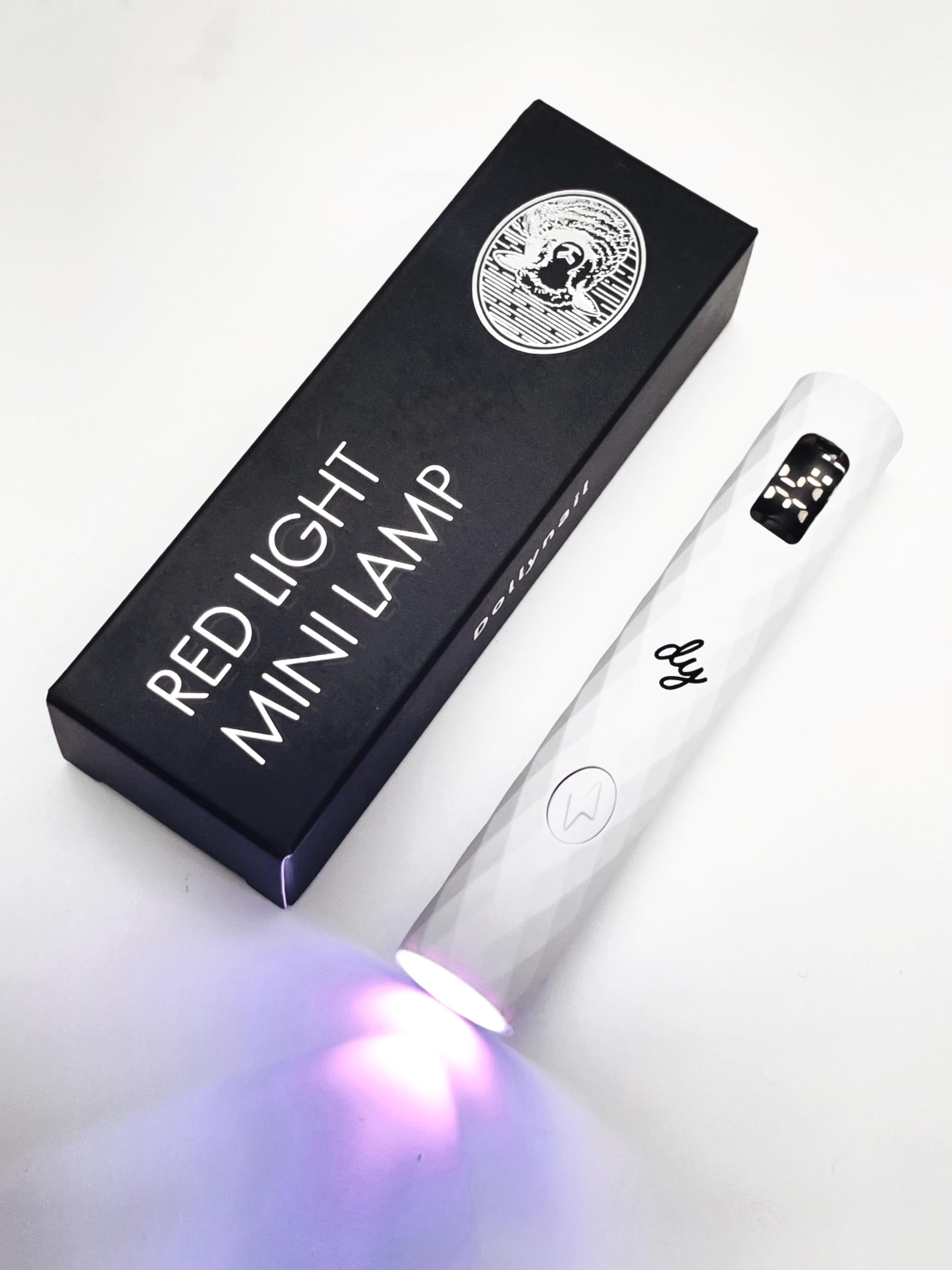LED Screen Red Light Mini Lamp | for press-on nails