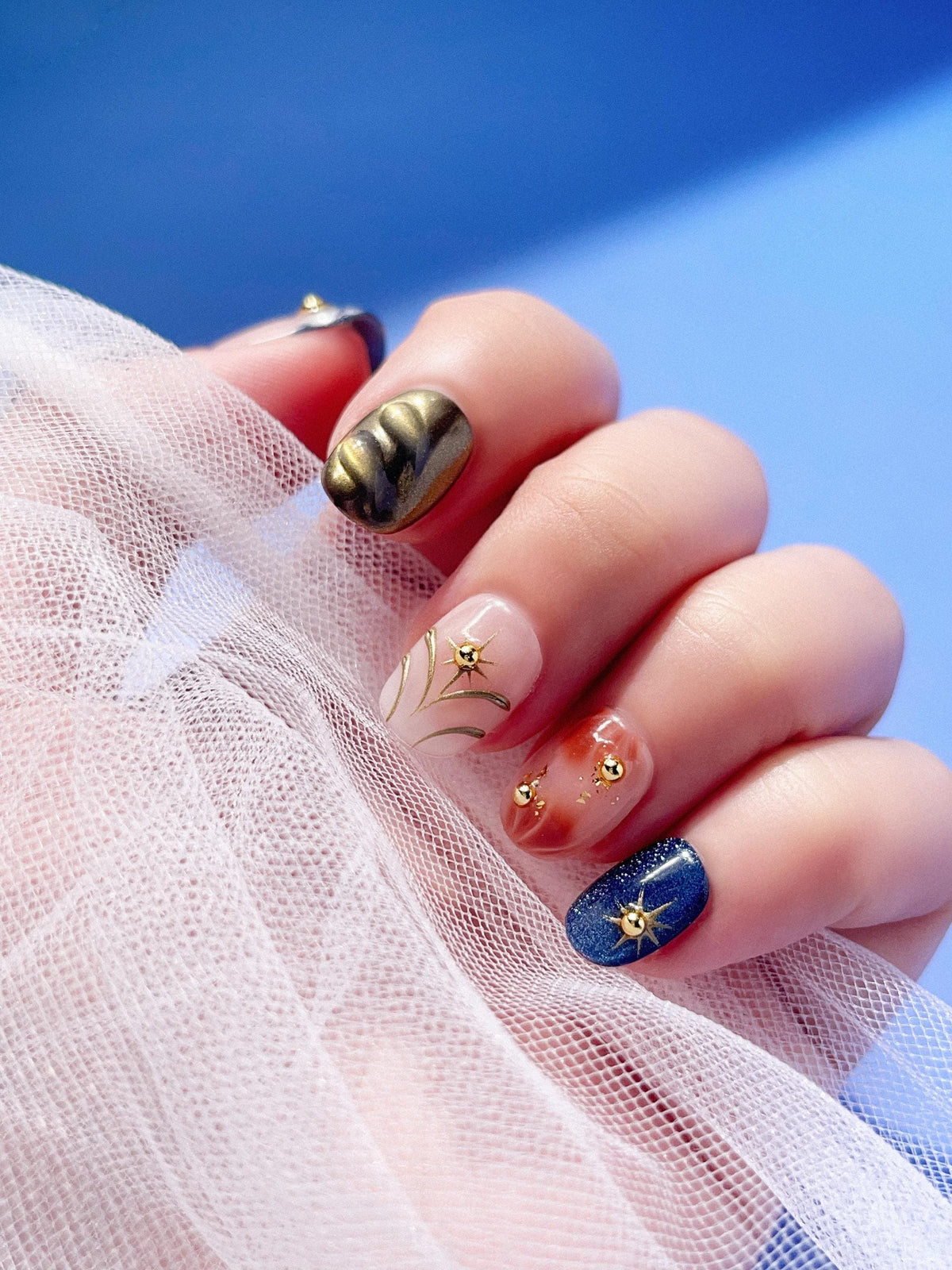 Celestial Mist | Press on nails