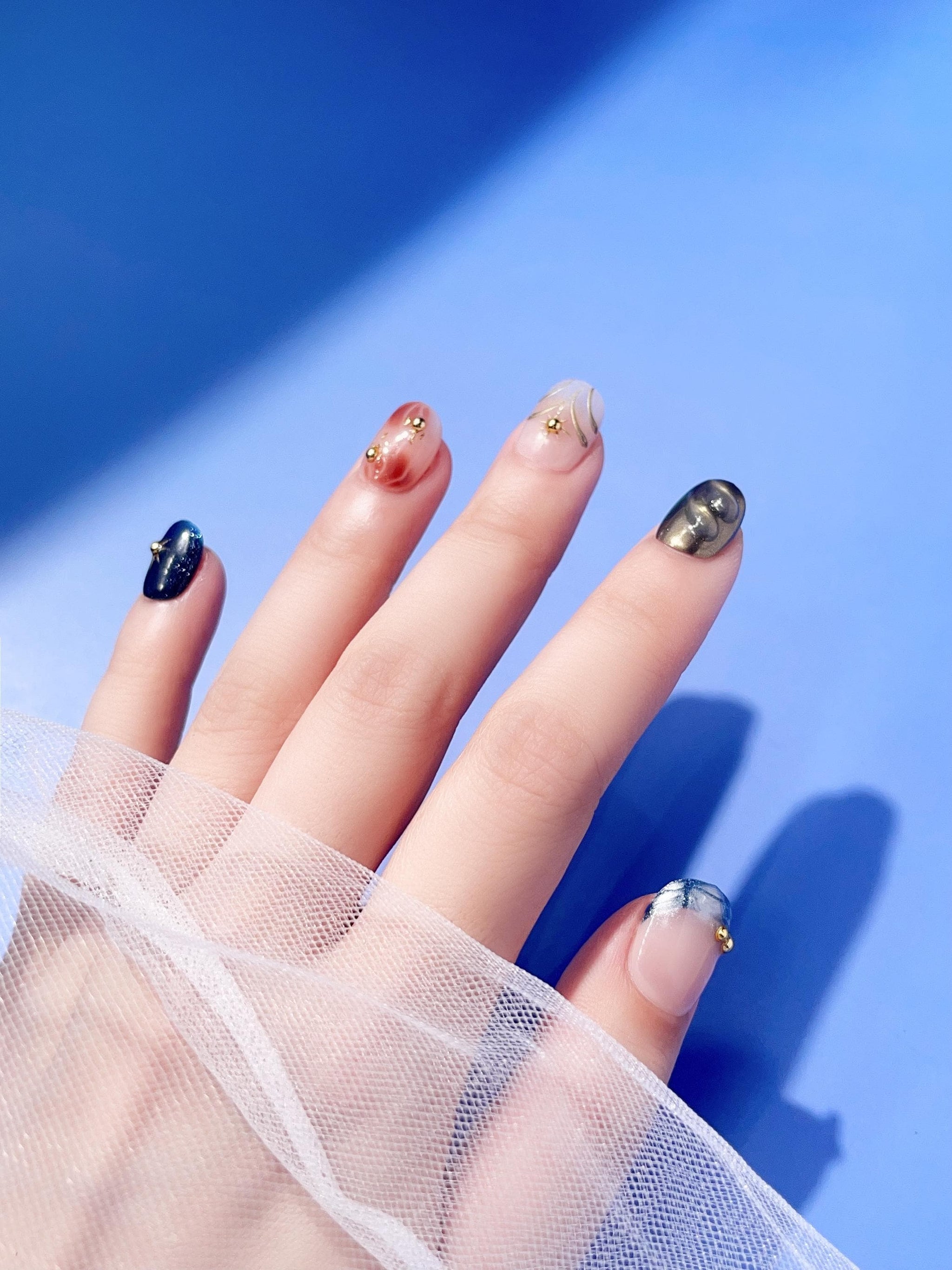 Celestial Mist | Press on nails