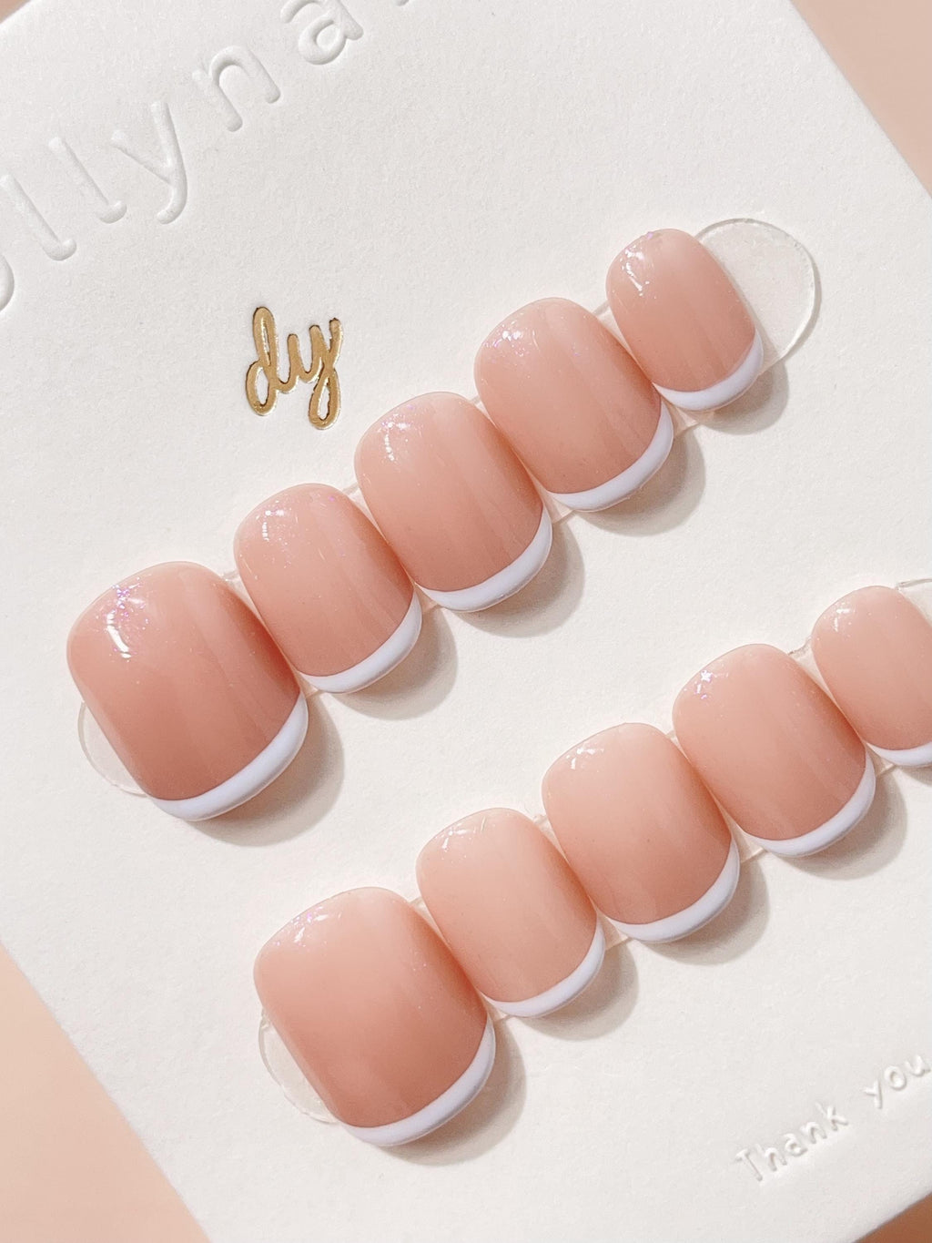 French Shimmer | Press on nails