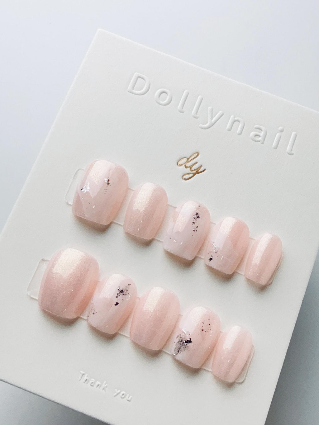 Rosé Ribbon | Press on nails