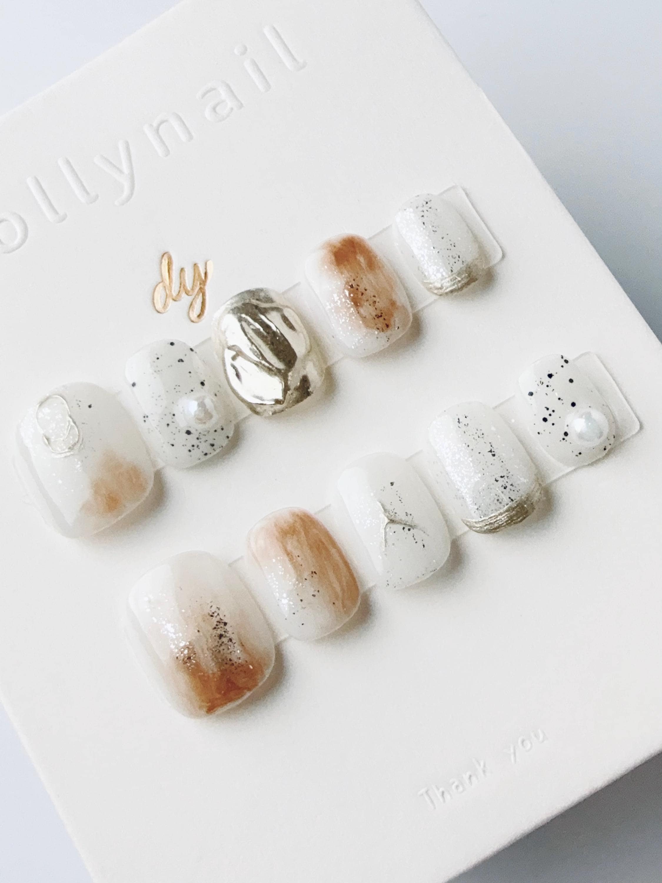 Antique Pearl Gild | Press on nails