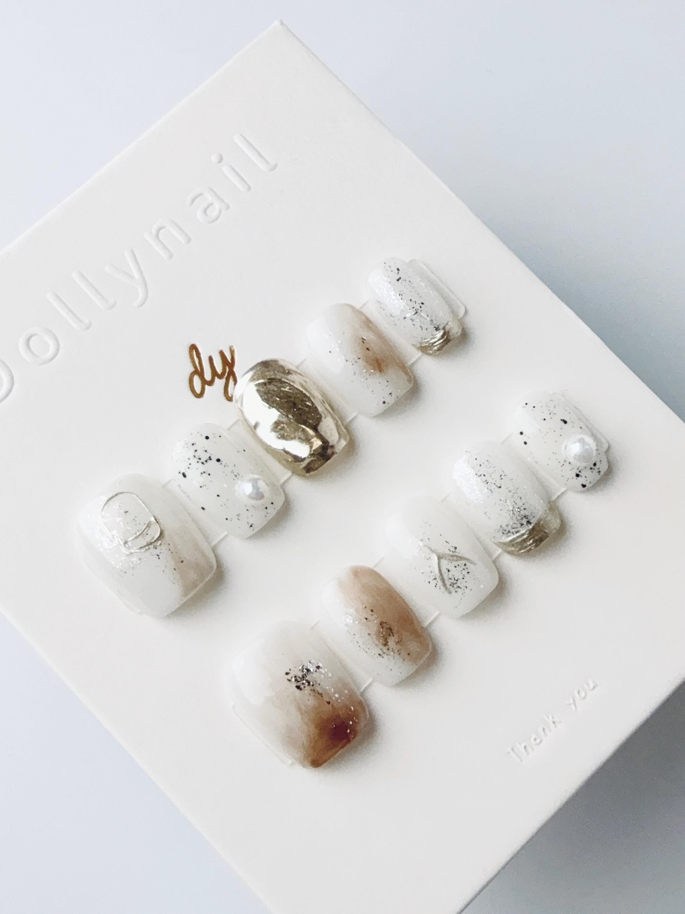 Antique Pearl Gild | Press on nails