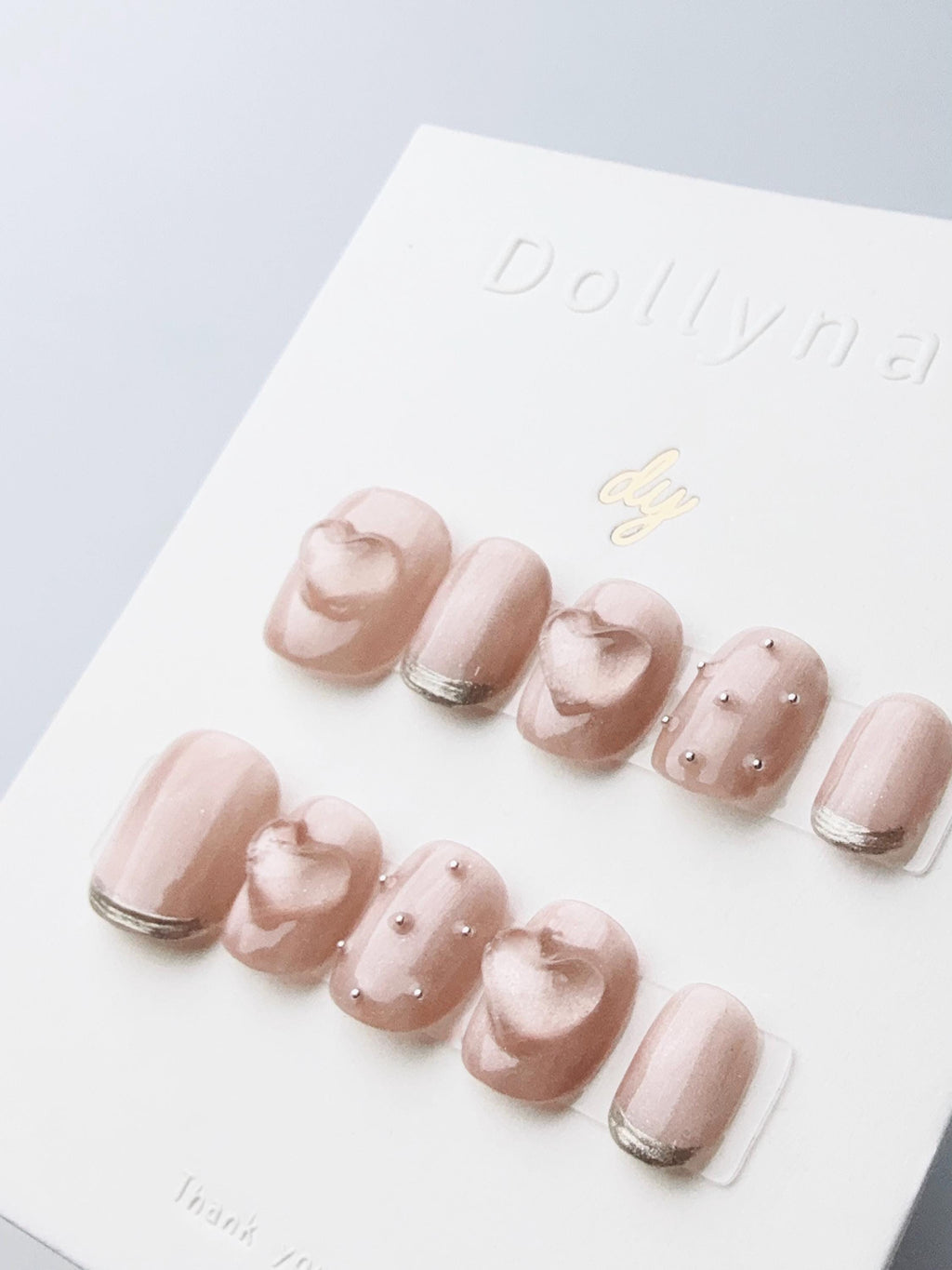 Champagne Rose Amour | Press on nails