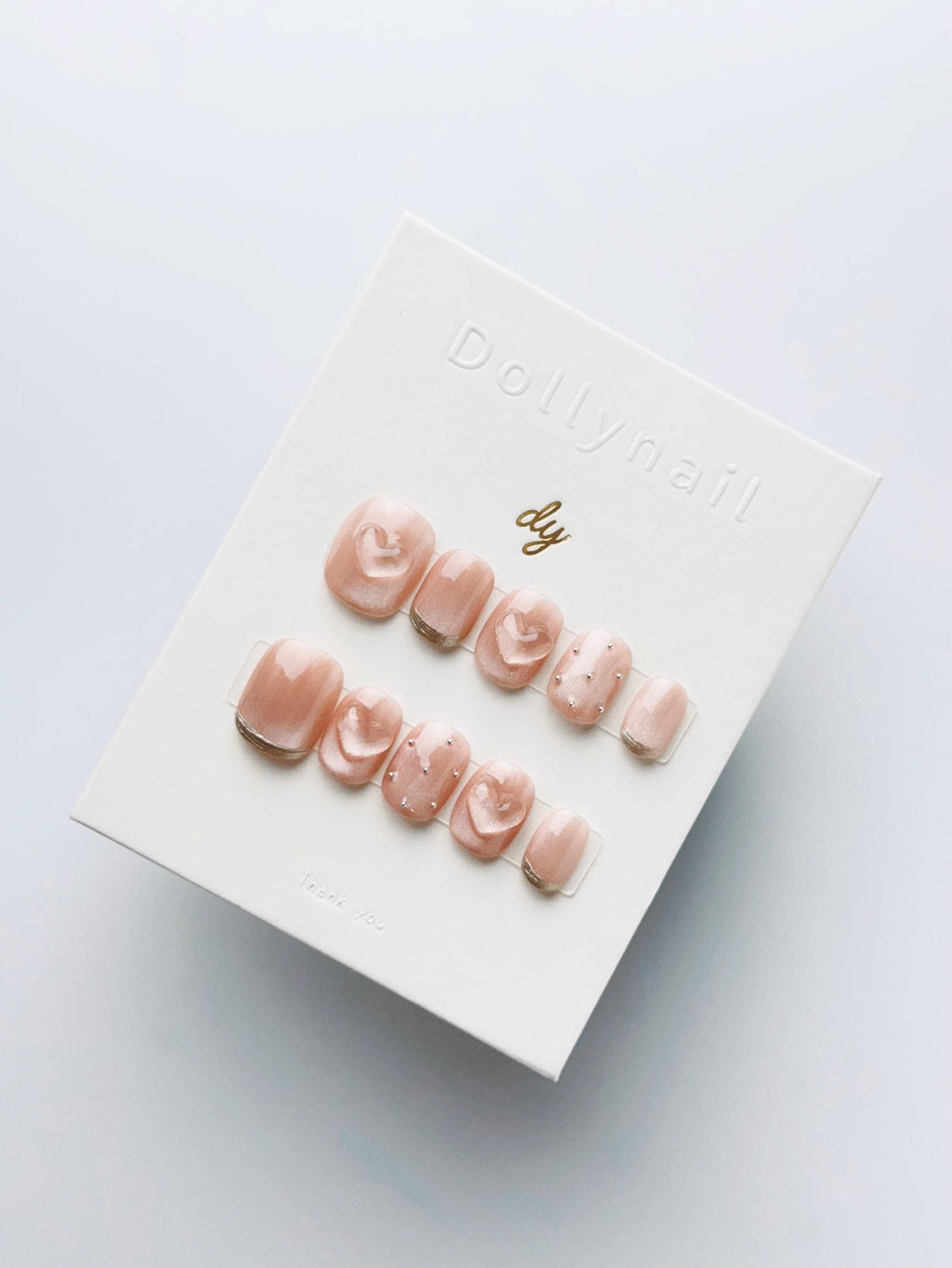 Champagne Rose Amour | Press on nails
