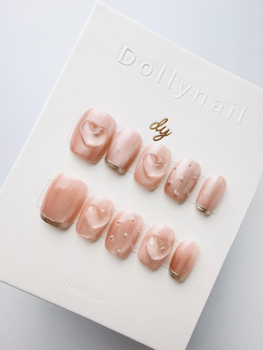 Champagne Rose Amour | Press on nails