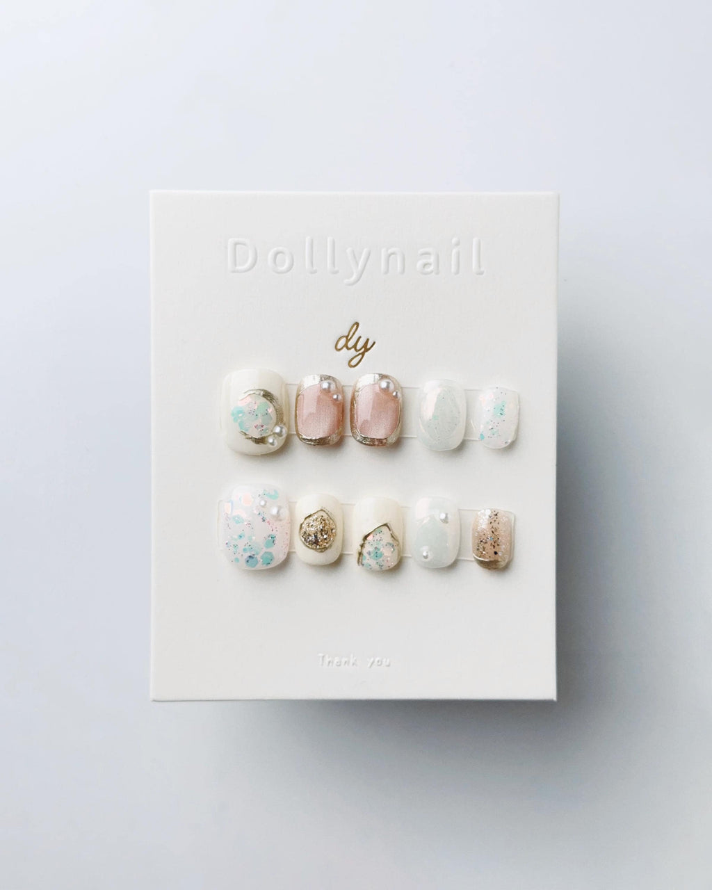 Luxe Veil in Pearl Dust | Press on nails