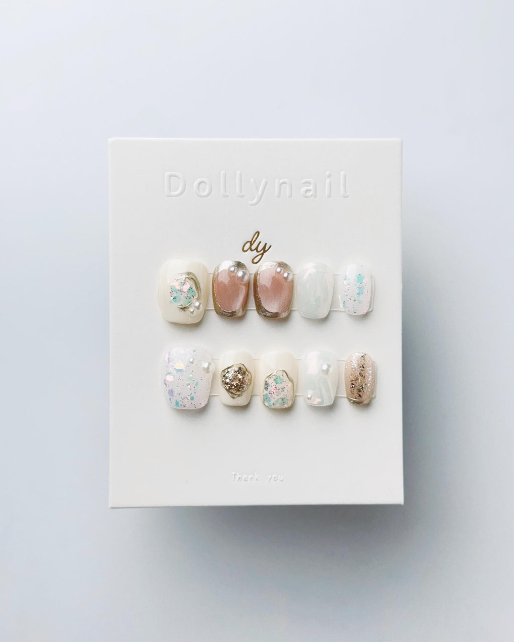 Luxe Veil in Pearl Dust | Press on nails