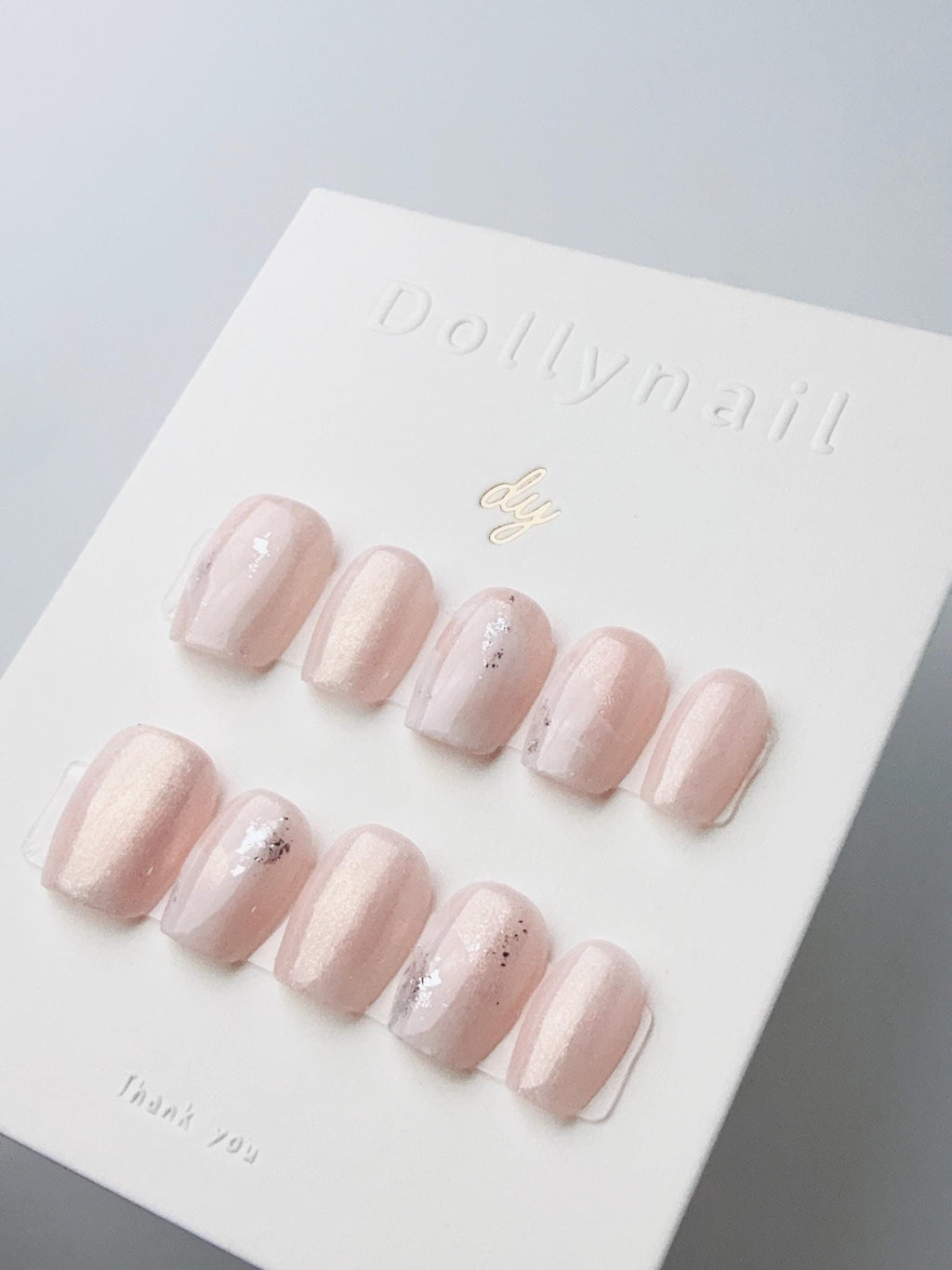 Rosé Ribbon | Press on nails