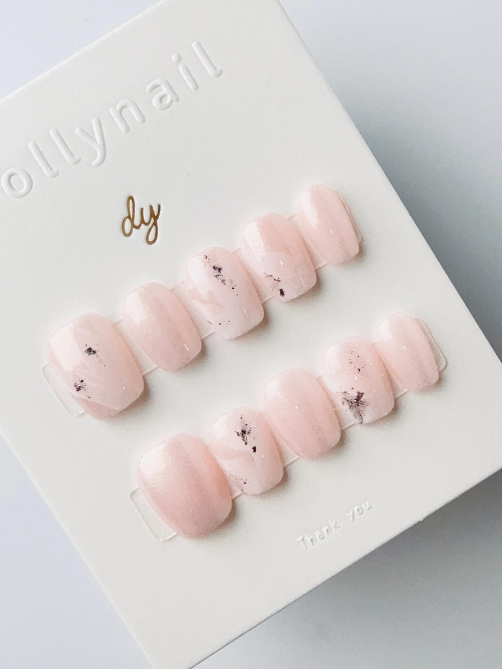 Rosé Ribbon | Press on nails