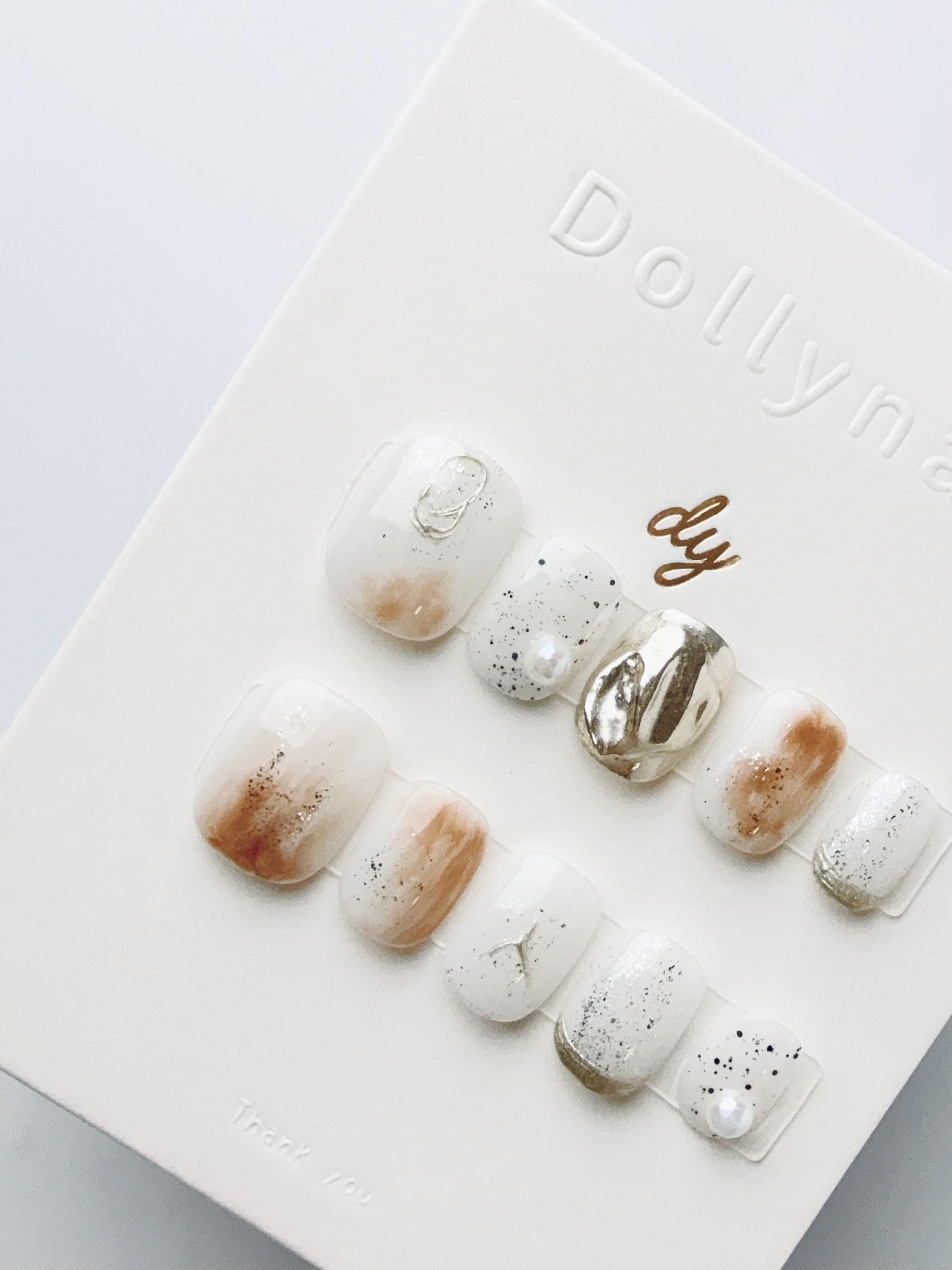 Antique Pearl Gild | Press on nails