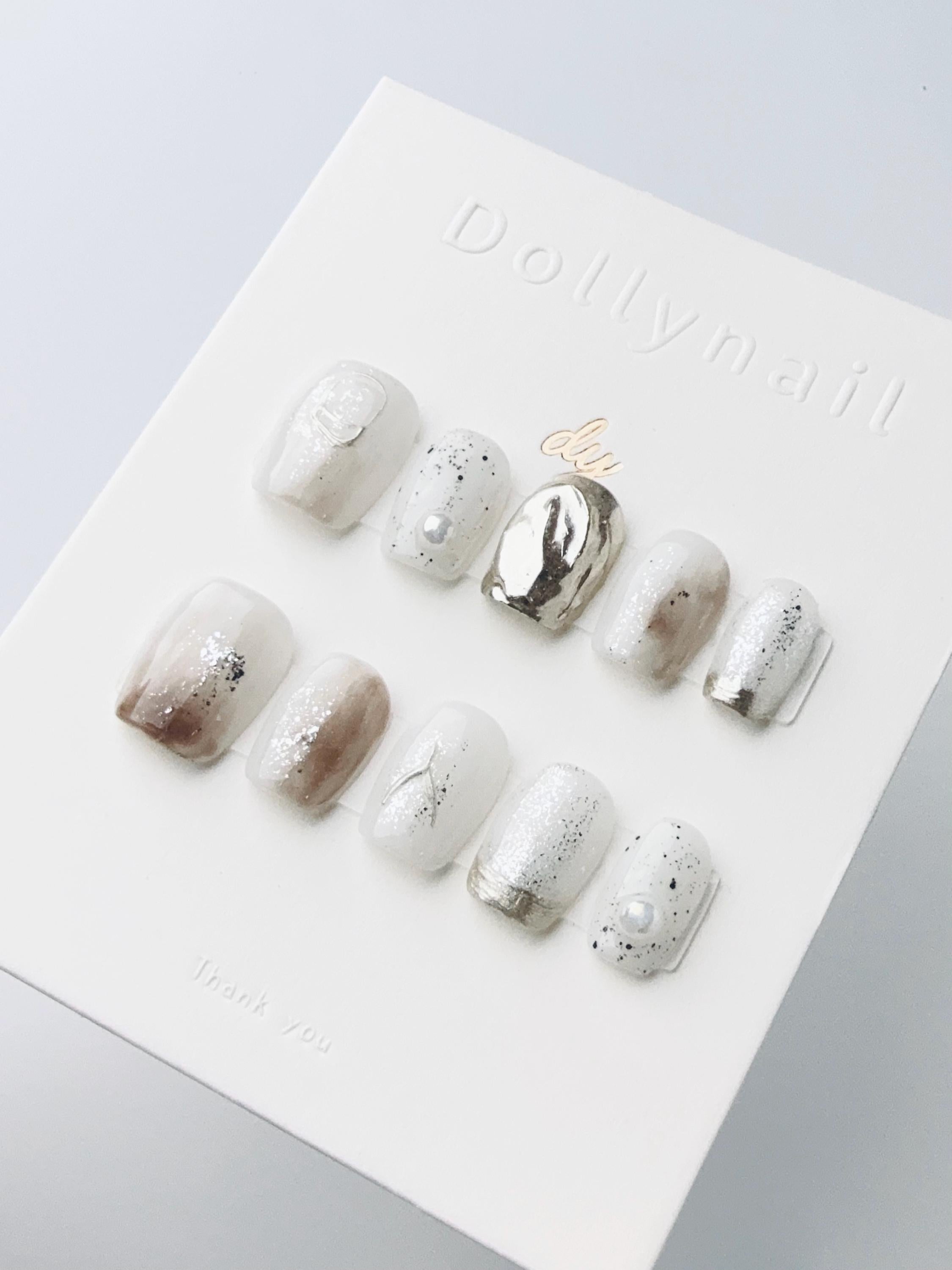 Antique Pearl Gild | Press on nails