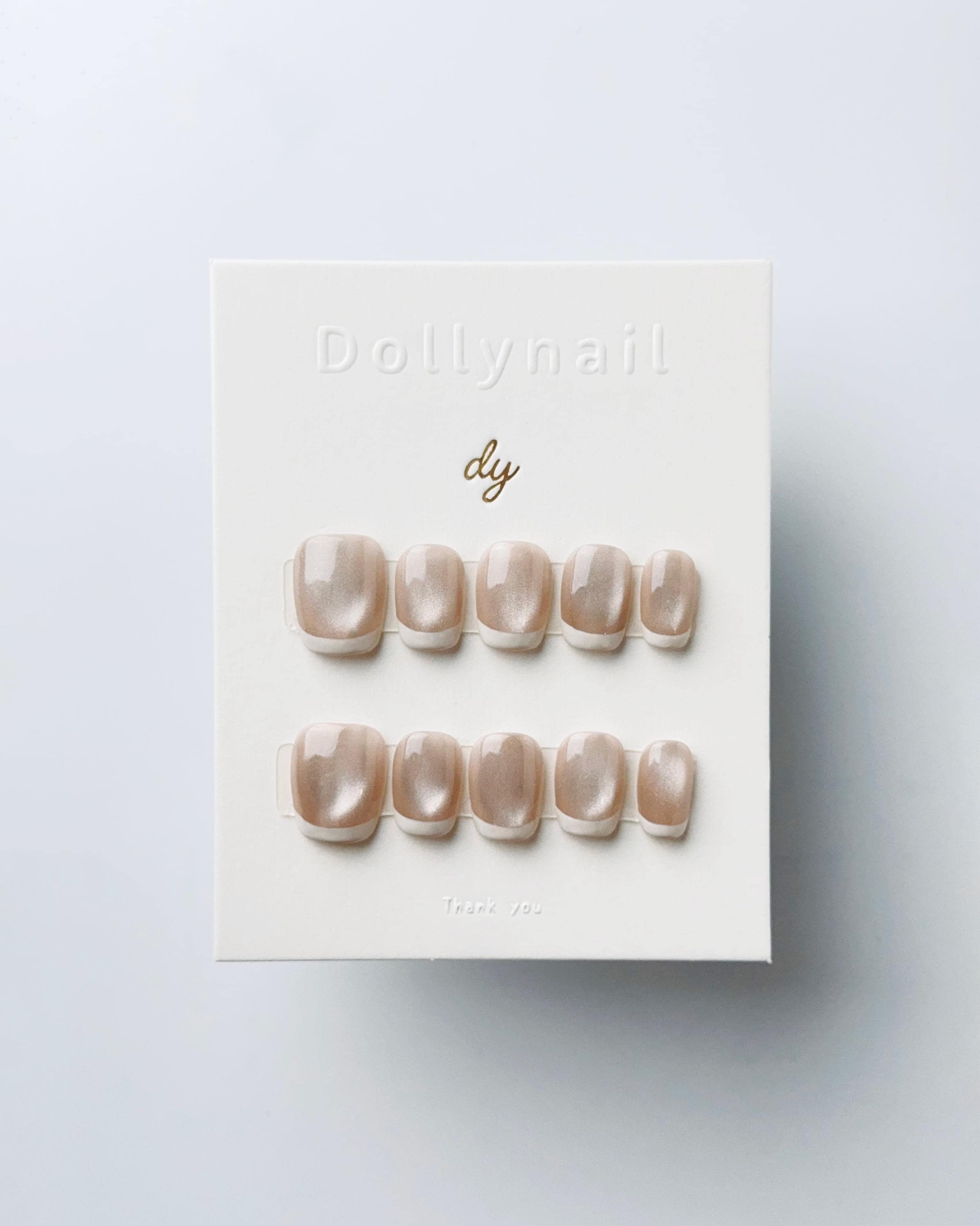 Golden Pointe Française | Press on nails