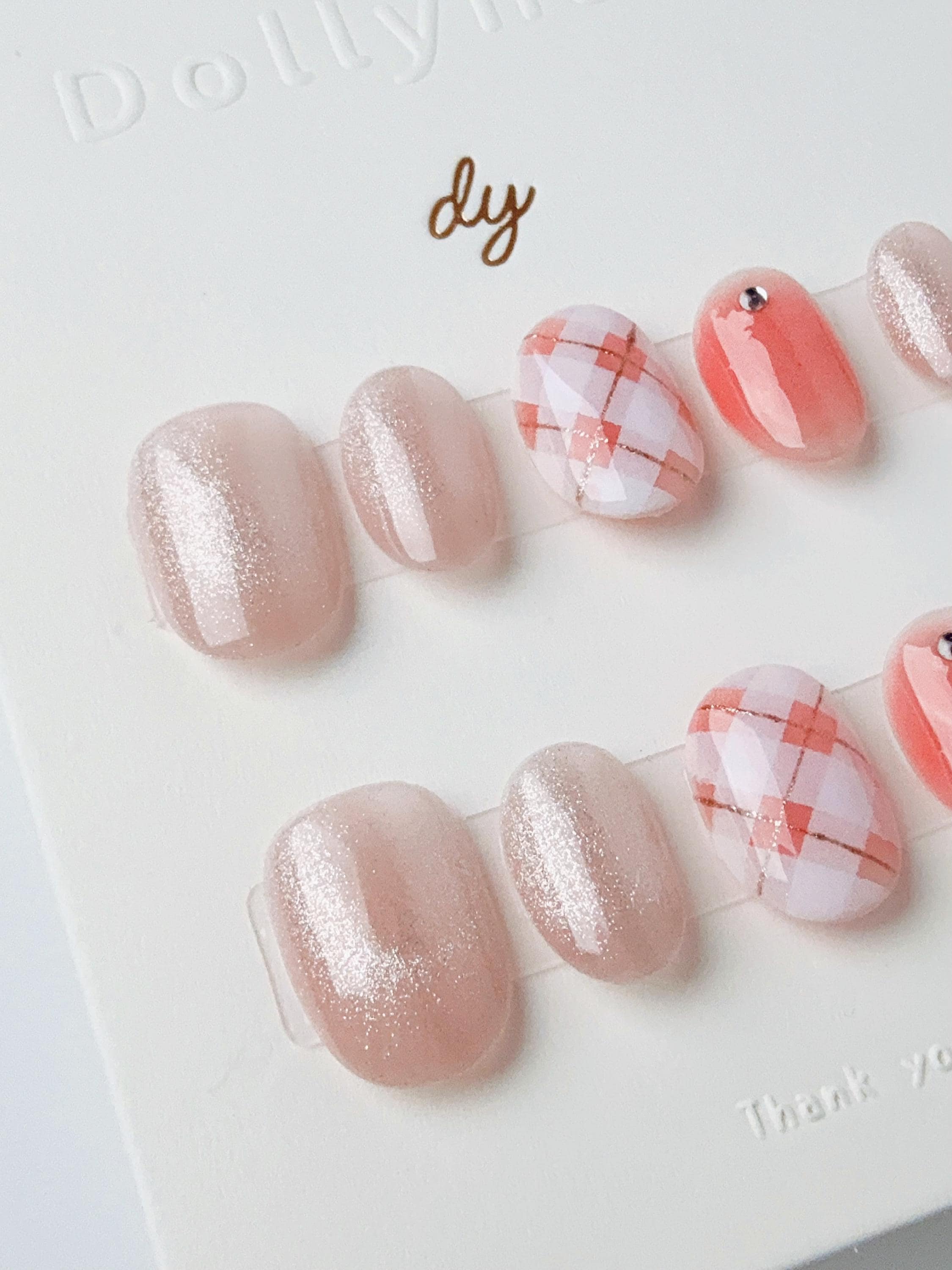 Rose Quartz Radiance | Press on nails