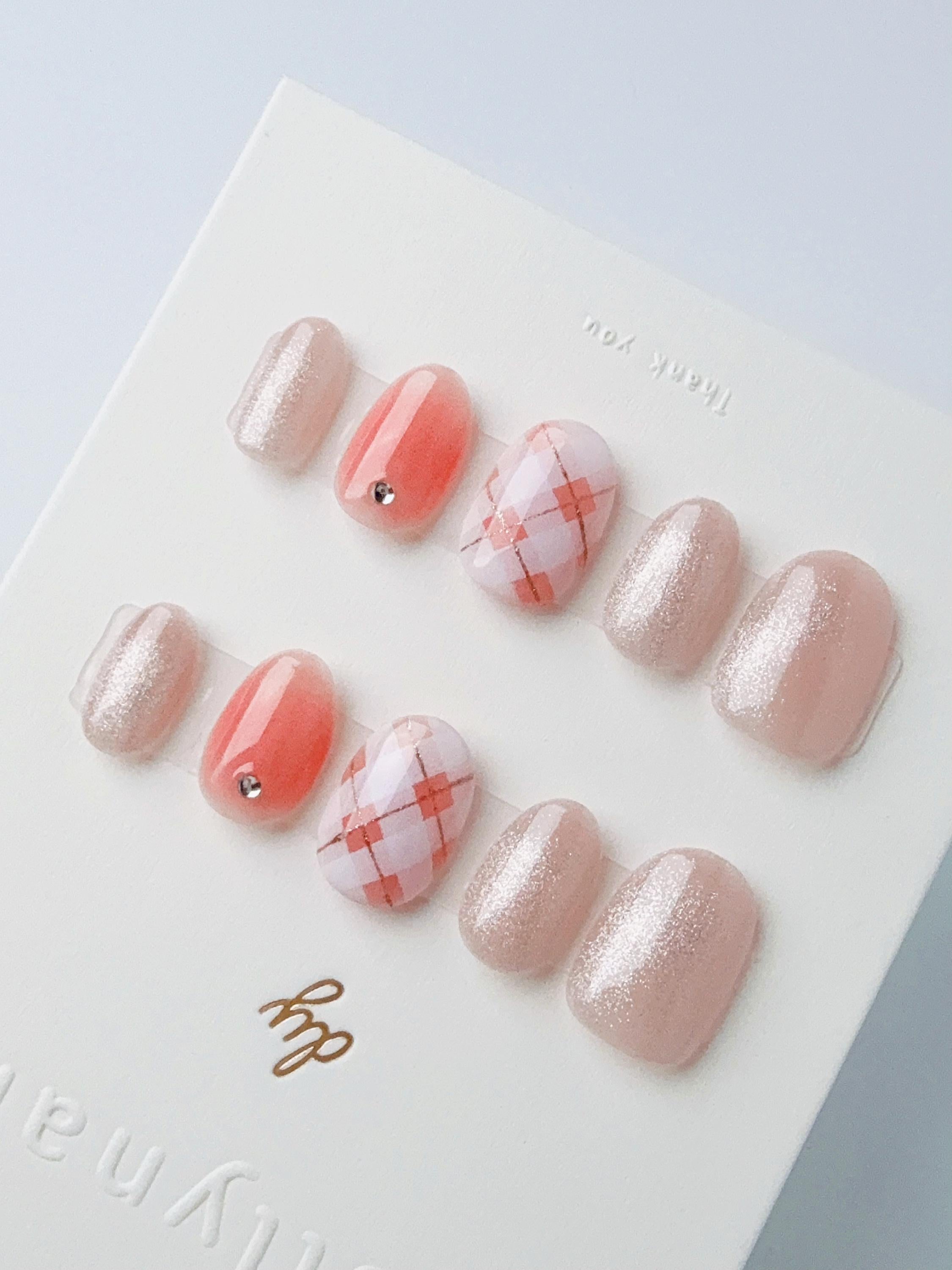 Rose Quartz Radiance | Press on nails