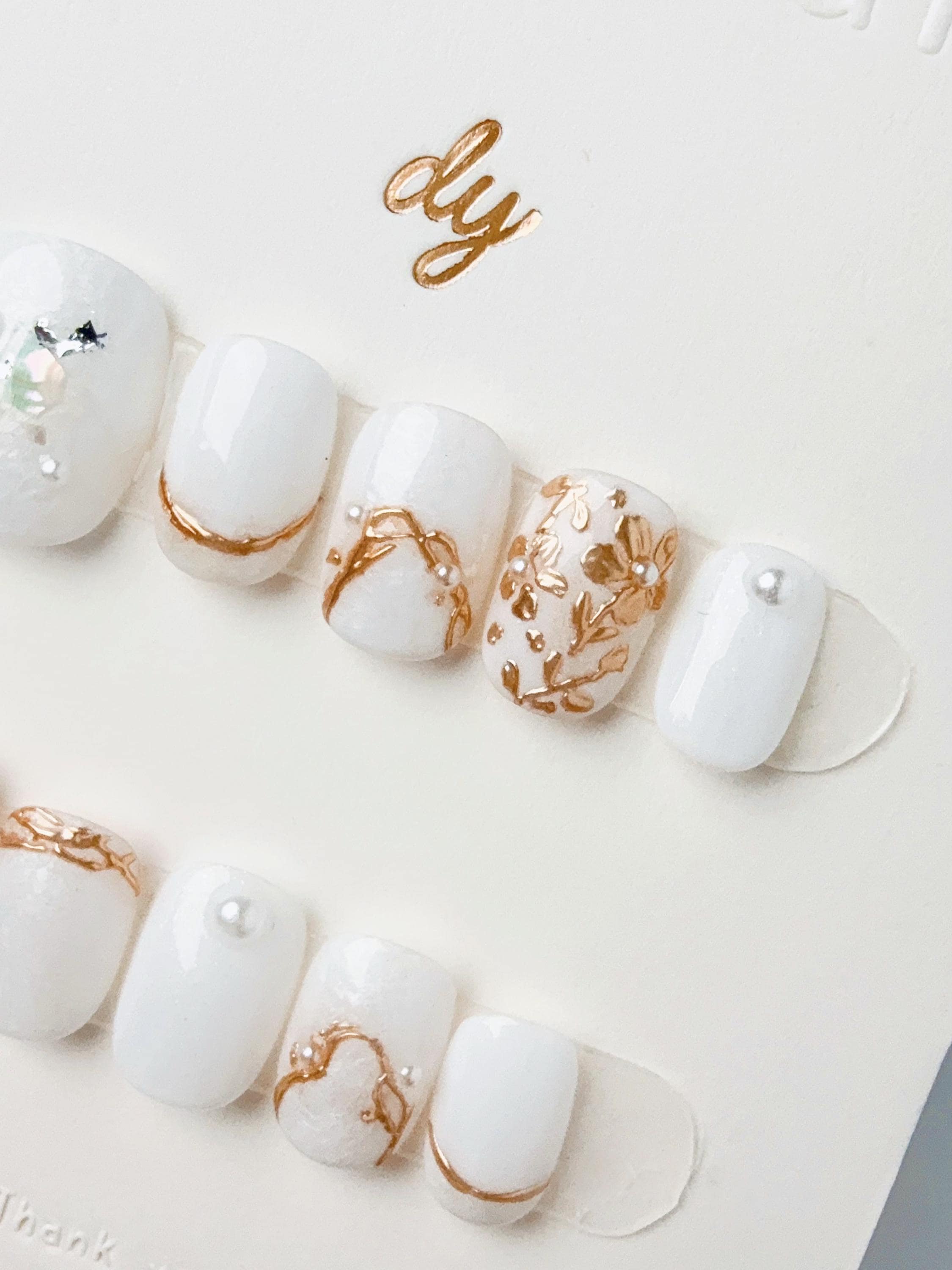 Metallic Elegance | Press on nails