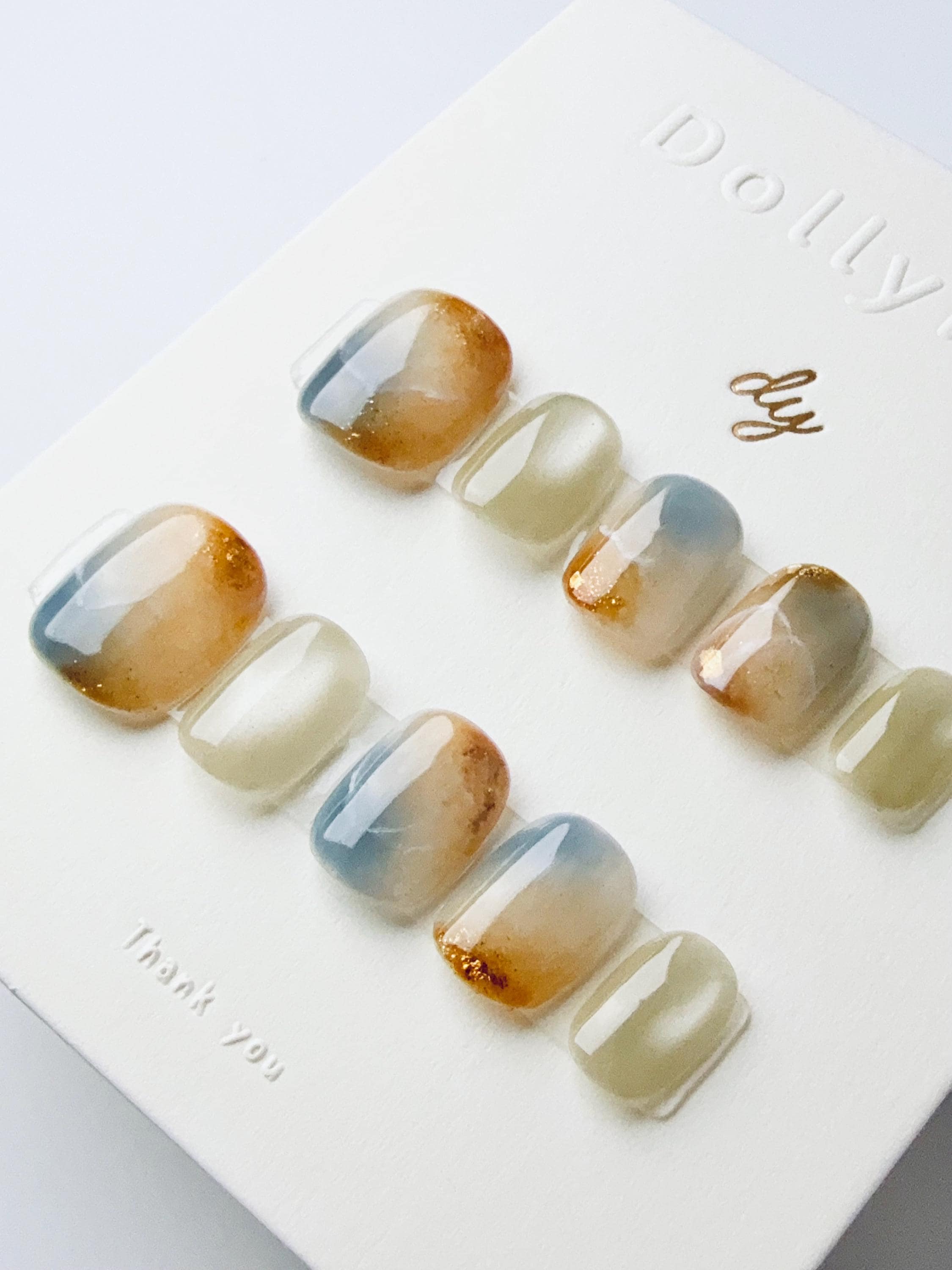 Lime Glass Dew | Press on nails