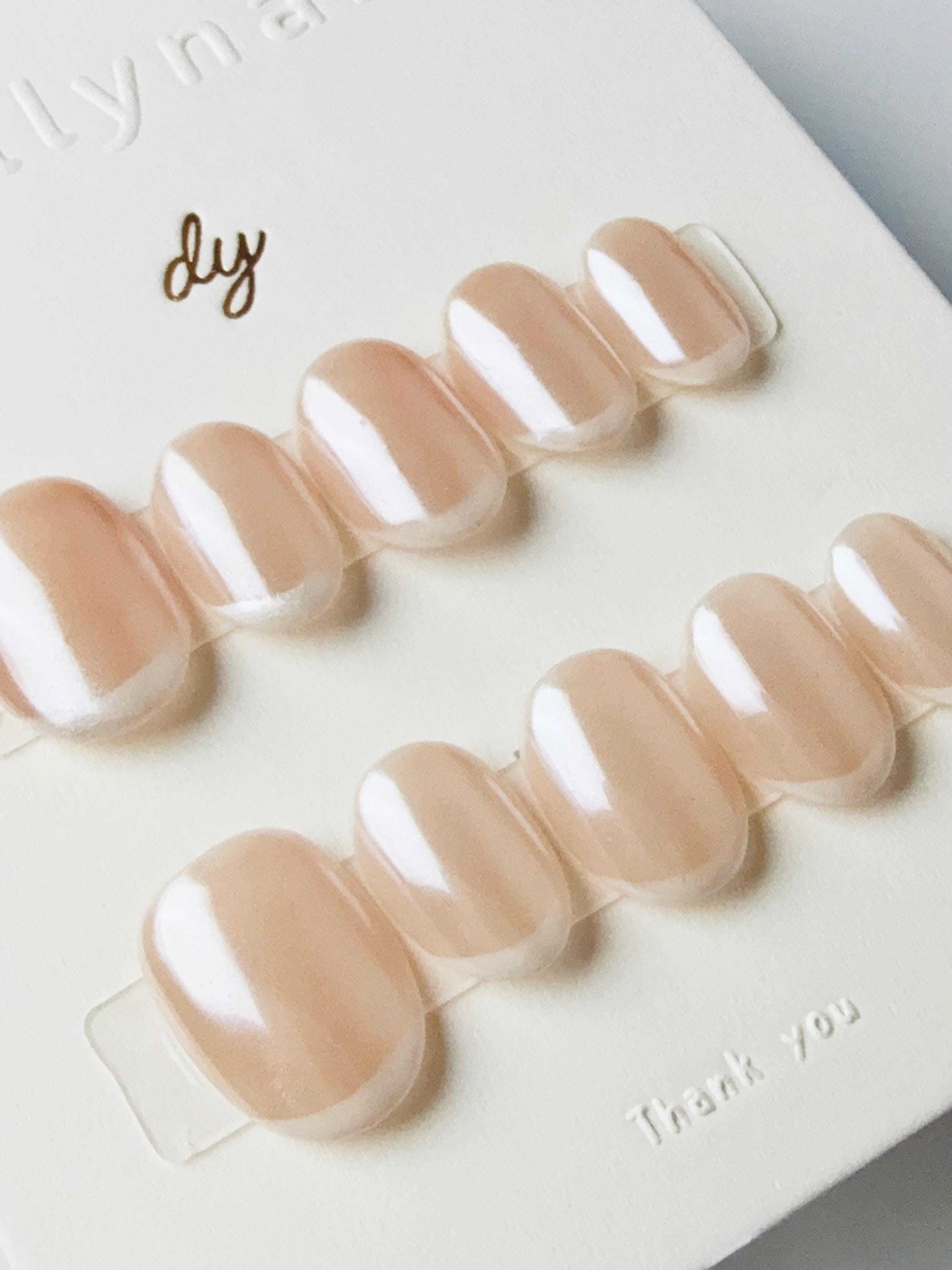 Oyster Pearl French | Press on nails