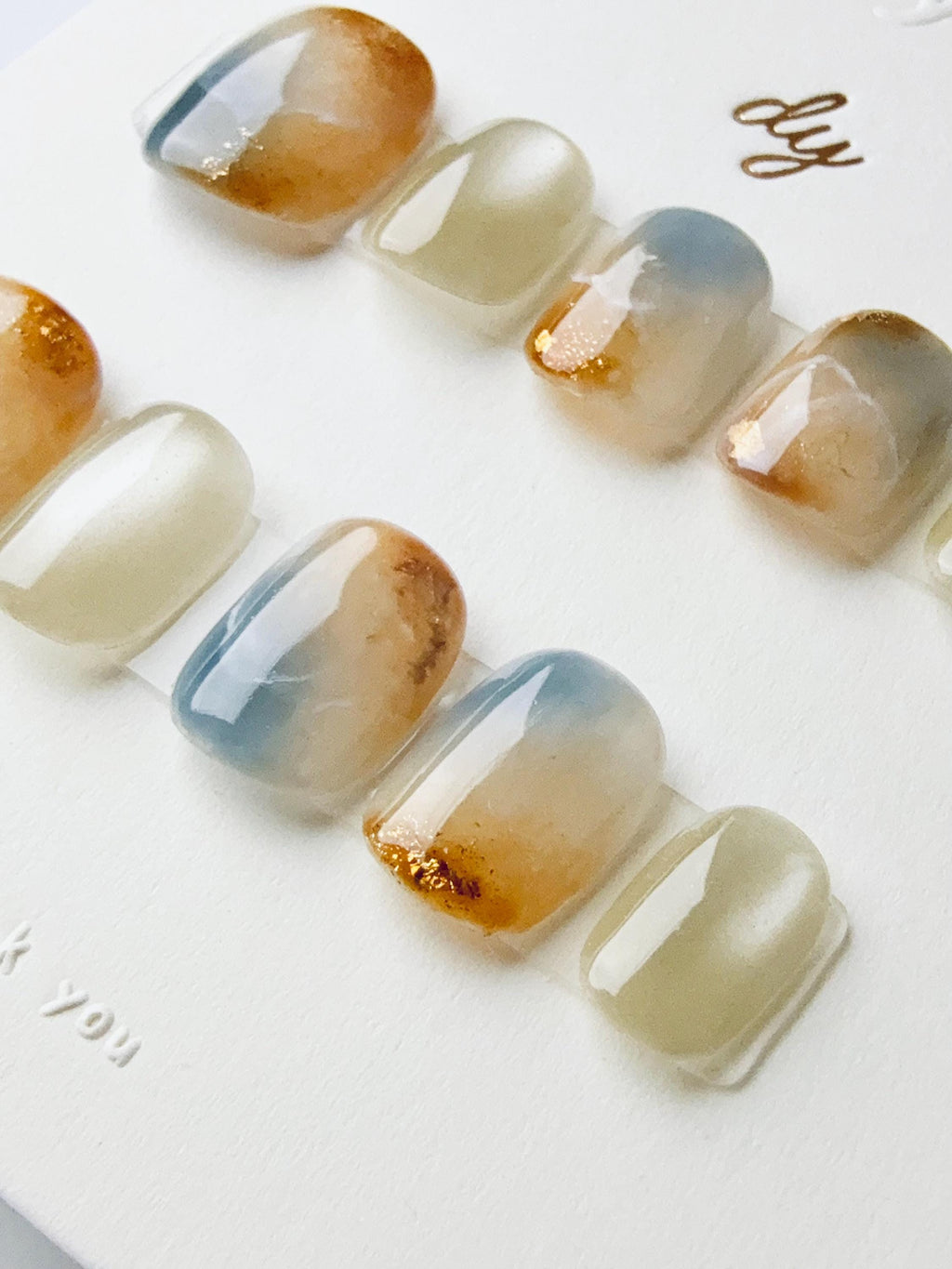 Lime Glass Dew | Press on nails
