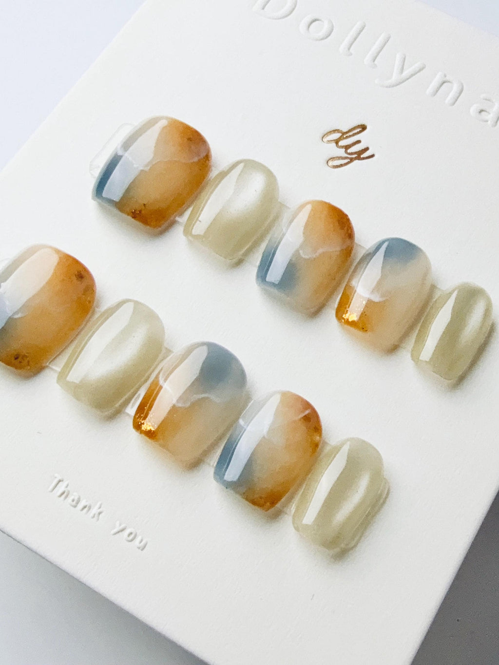 Lime Glass Dew | Press on nails