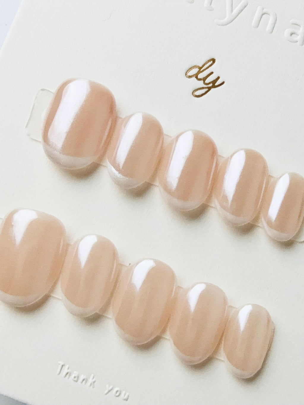 Oyster Pearl French | Press on nails