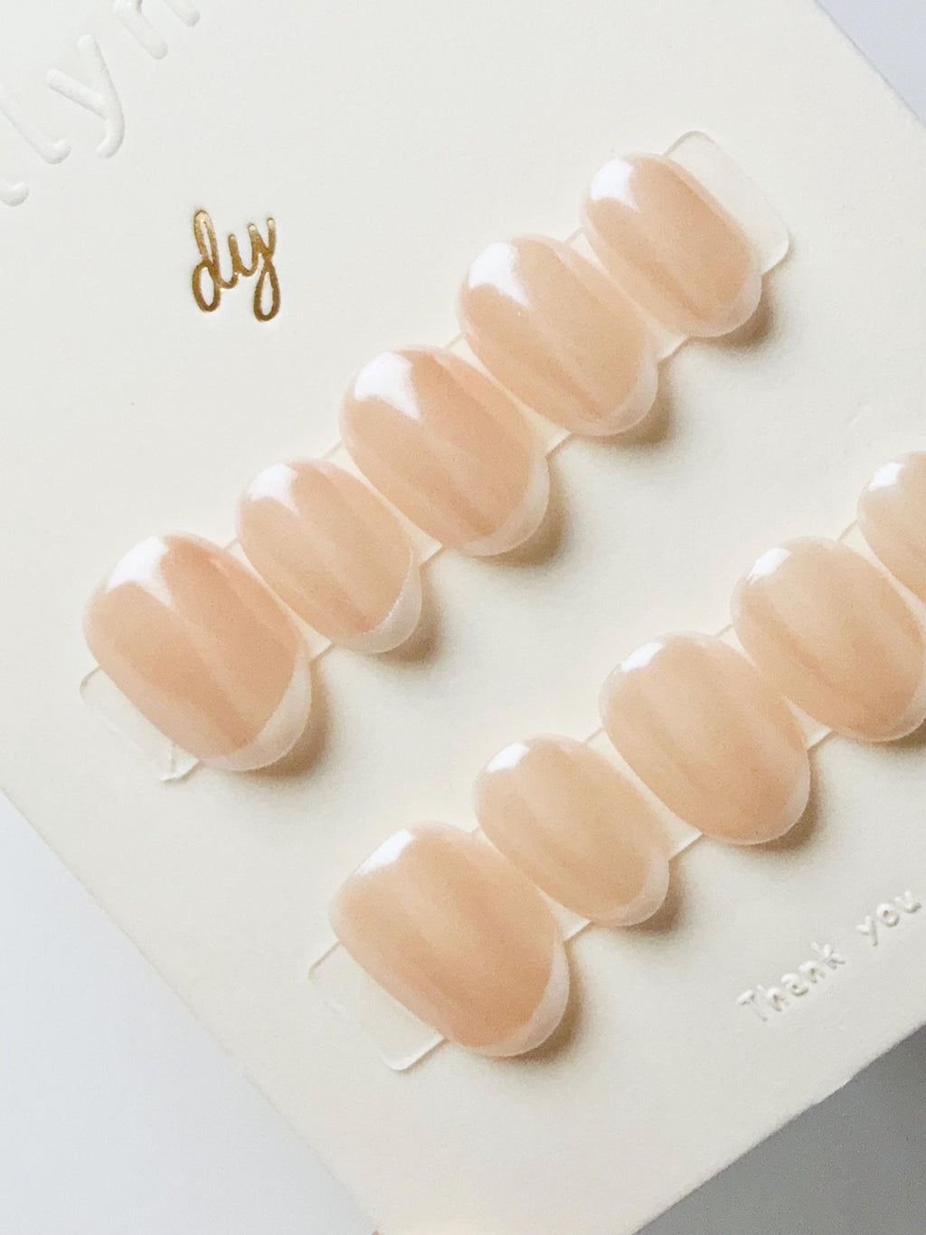 Oyster Pearl French | Press on nails