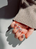 Scarlet Bow Spark | Press on nails