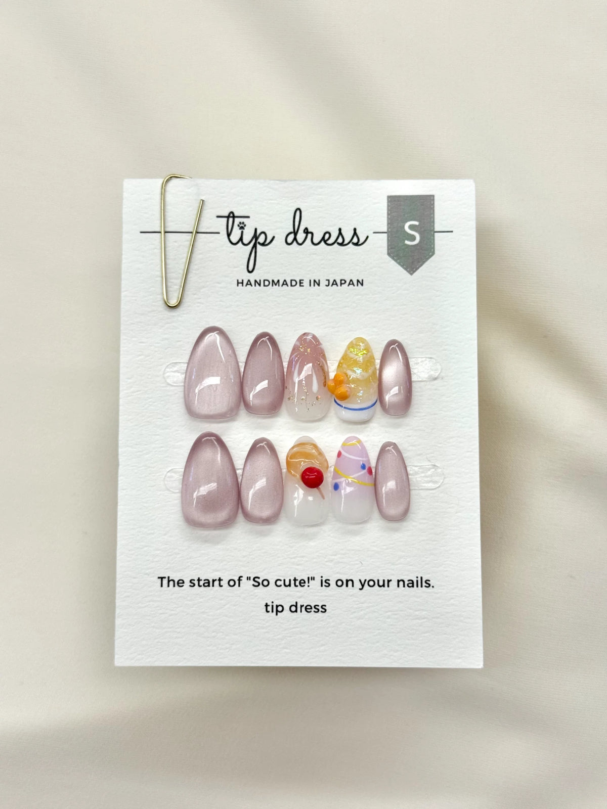 日本 Tip Dress 手工穿戴甲 - 夏祭煙花系列