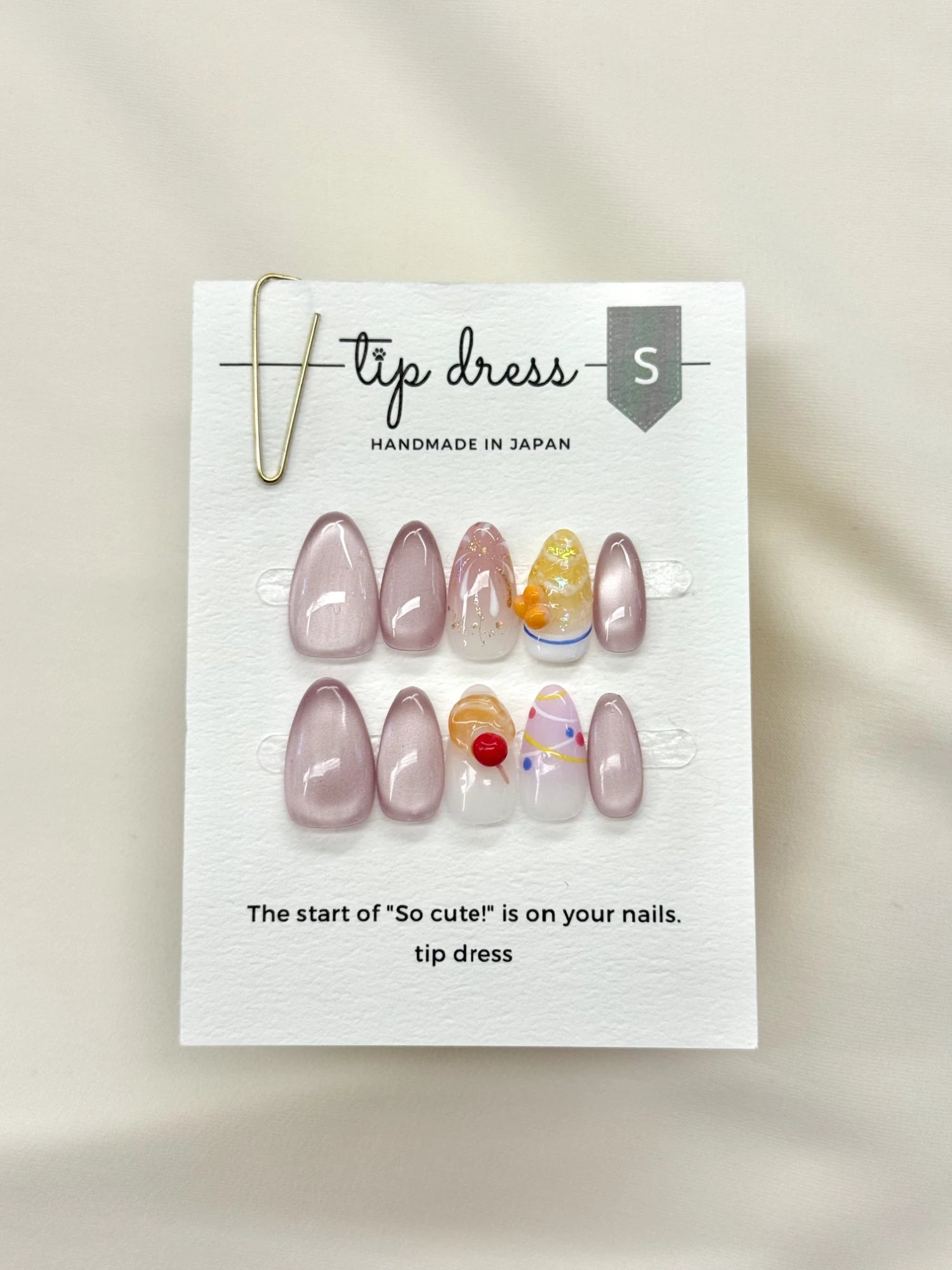 日本 Tip Dress 手工穿戴甲 - 夏祭煙花系列