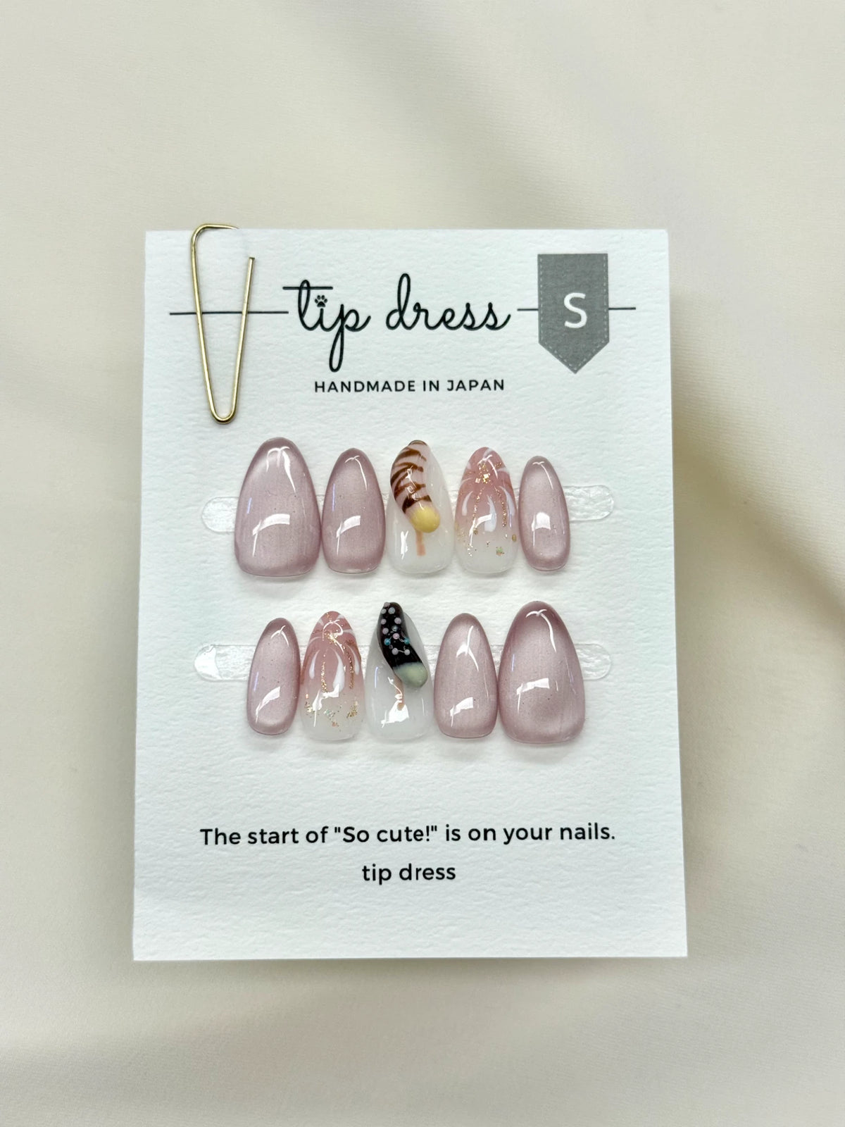 日本 Tip Dress 手工穿戴甲 - 夏祭煙花系列